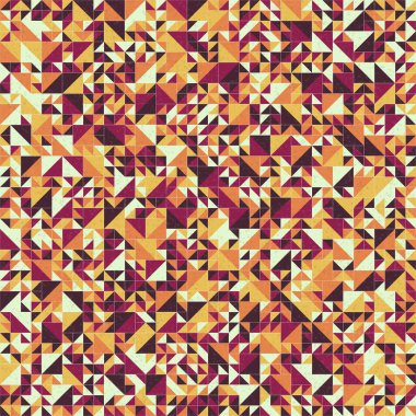 Soyut Geometrik Desen üretken hesaplama sanatı çizimi