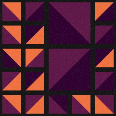 Soyut Geometrik Desen üretken hesaplama sanatı çizimi