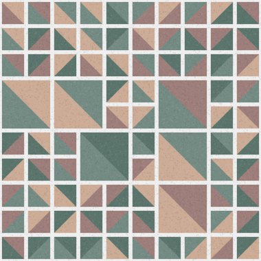 Soyut Geometrik Desen üretken hesaplama sanatı çizimi