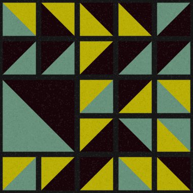 Soyut Geometrik Desen üretken hesaplama sanatı çizimi