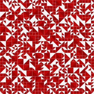 Soyut Geometrik Desen üretken hesaplama sanatı çizimi