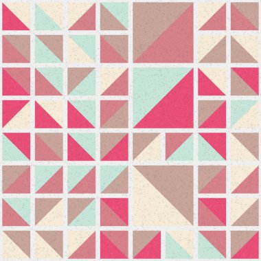 Soyut Geometrik Desen üretken hesaplama sanatı çizimi