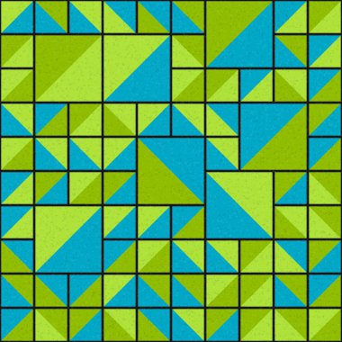 Soyut Geometrik Desen üretken hesaplama sanatı çizimi