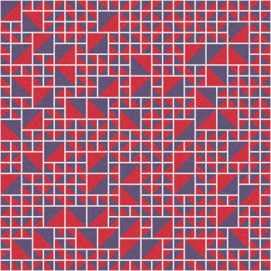 Soyut Geometrik Desen üretken hesaplama sanatı çizimi