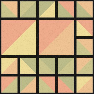 Soyut Geometrik Desen üretken hesaplama sanatı çizimi