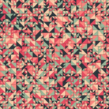 Soyut Geometrik Desen üretken hesaplama sanatı çizimi