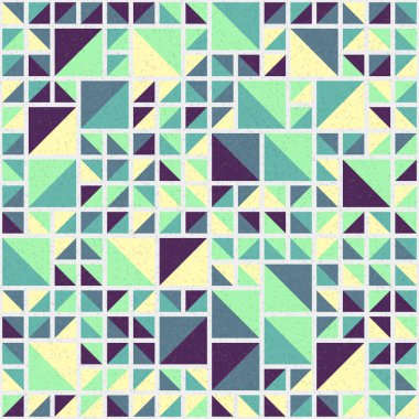 Soyut Geometrik Desen üretken hesaplama sanatı çizimi