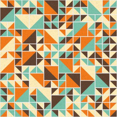 Soyut Geometrik Desen üretken hesaplama sanatı çizimi