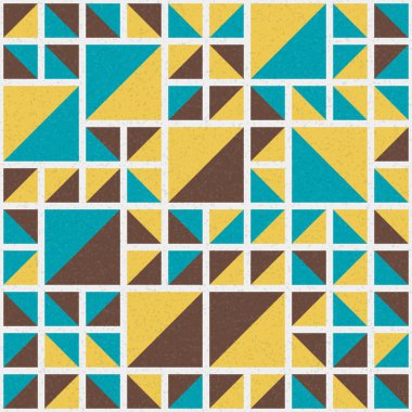 Soyut Geometrik Desen üretken hesaplama sanatı çizimi