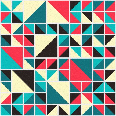 Soyut Geometrik Desen üretken hesaplama sanatı çizimi