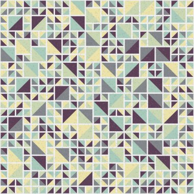 Soyut Geometrik Desen üretken hesaplama sanatı çizimi