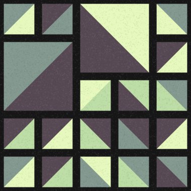 Soyut Geometrik Desen üretken hesaplama sanatı çizimi