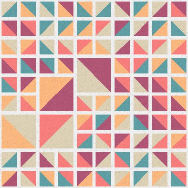 Soyut Geometrik Desen üretken hesaplama sanatı çizimi