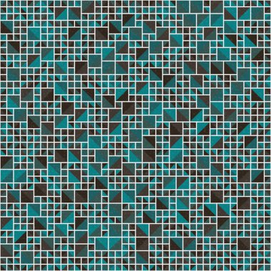 Soyut Geometrik Desen üretken hesaplama sanatı çizimi