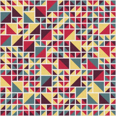 Soyut Geometrik Desen üretken hesaplama sanatı çizimi