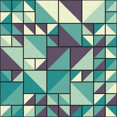 Soyut Geometrik Desen üretken hesaplama sanatı çizimi