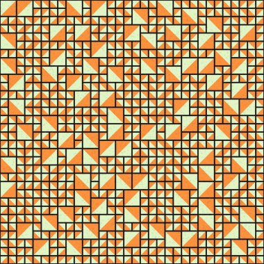 Soyut Geometrik Desen üretken hesaplama sanatı çizimi