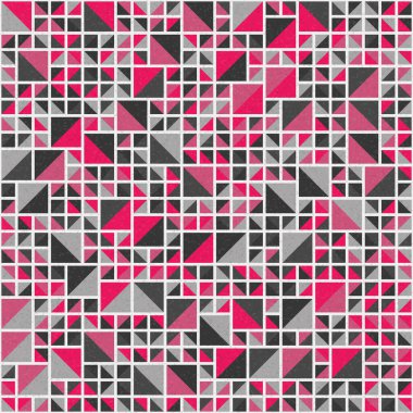 Soyut Geometrik Desen üretken hesaplama sanatı çizimi