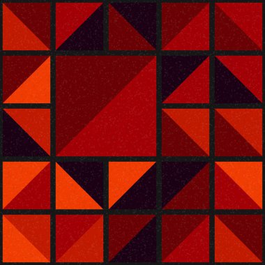 Soyut Geometrik Desen üretken hesaplama sanatı çizimi