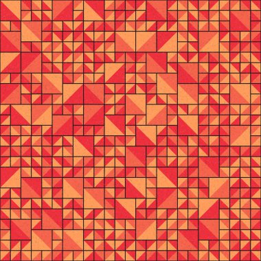 Soyut Geometrik Desen üretken hesaplama sanatı çizimi