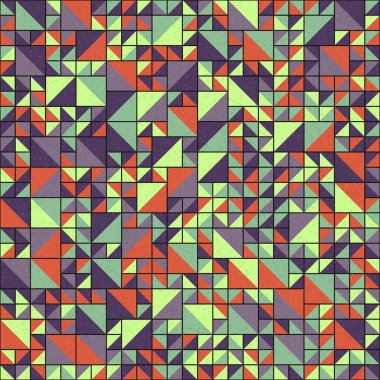 Soyut Geometrik Desen üretken hesaplama sanatı çizimi