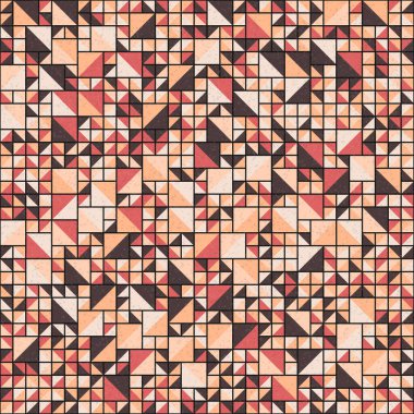 Soyut Geometrik Desen üretken hesaplama sanatı çizimi