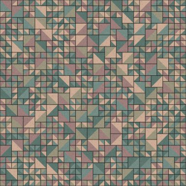 Soyut Geometrik Desen üretken hesaplama sanatı çizimi