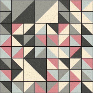 Soyut Geometrik Desen üretken hesaplama sanatı çizimi