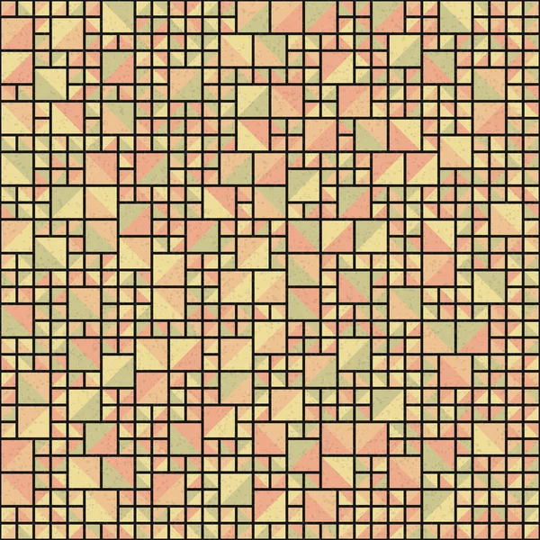 Resumen Del Patrón Geométrico Ilustración Arte Computacional Generativo — Vector de stock