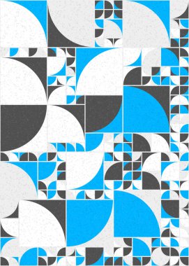 Soyut Geometrik Desen üretken hesaplama sanatı çizimi