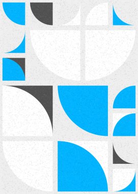 Soyut Geometrik Desen üretken hesaplama sanatı çizimi