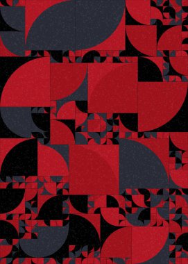 Soyut Geometrik Desen üretken hesaplama sanatı çizimi