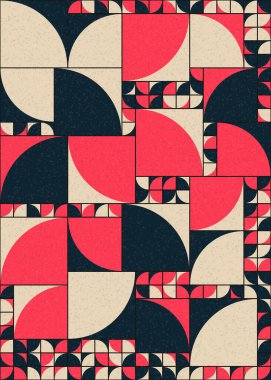 Soyut Geometrik Desen üretken hesaplama sanatı çizimi