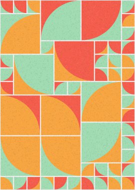 Soyut Geometrik Desen üretken hesaplama sanatı çizimi