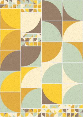 Soyut Geometrik Desen üretken hesaplama sanatı çizimi