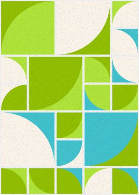 Soyut Geometrik Desen üretken hesaplama sanatı çizimi