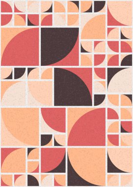 Soyut Geometrik Desen üretken hesaplama sanatı çizimi