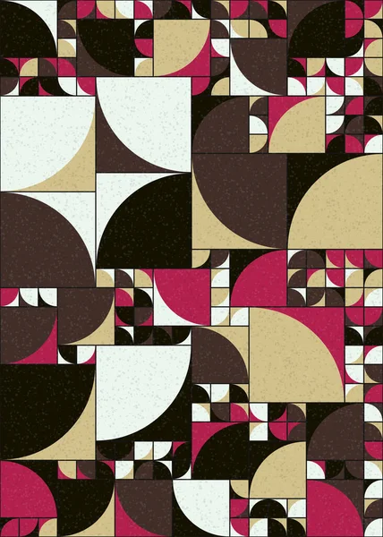 Soyut Geometrik Desen üretken hesaplama sanatı çizimi