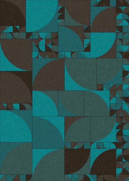 Soyut Geometrik Desen üretken hesaplama sanatı çizimi