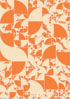 Soyut Geometrik Desen üretken hesaplama sanatı çizimi