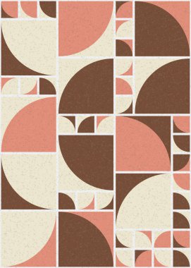 Soyut Geometrik Desen üretken hesaplama sanatı çizimi