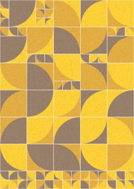 Soyut Geometrik Desen üretken hesaplama sanatı çizimi