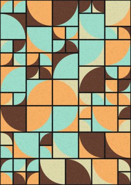 Soyut Geometrik Desen üretken hesaplama sanatı çizimi