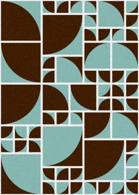 Soyut Geometrik Desen üretken hesaplama sanatı çizimi