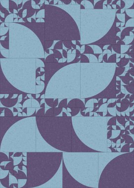 Soyut Geometrik Desen üretken hesaplama sanatı çizimi