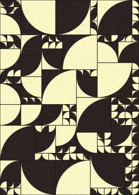 Soyut Geometrik Desen üretken hesaplama sanatı çizimi