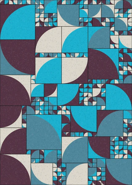 Soyut Geometrik Desen üretken hesaplama sanatı çizimi