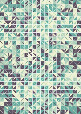 Soyut Geometrik Desen üretken hesaplama sanatı çizimi