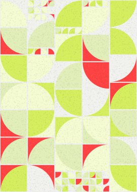 Soyut Geometrik Desen üretken hesaplama sanatı çizimi