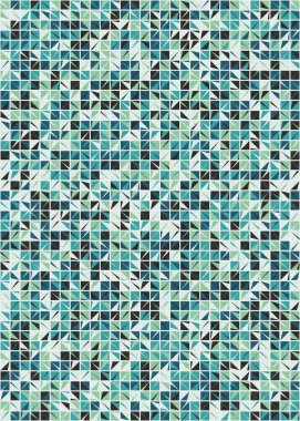 Soyut Geometrik Desen üretken hesaplama sanatı çizimi